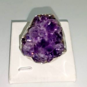 Charles Albert Druzy Amethyst Ring